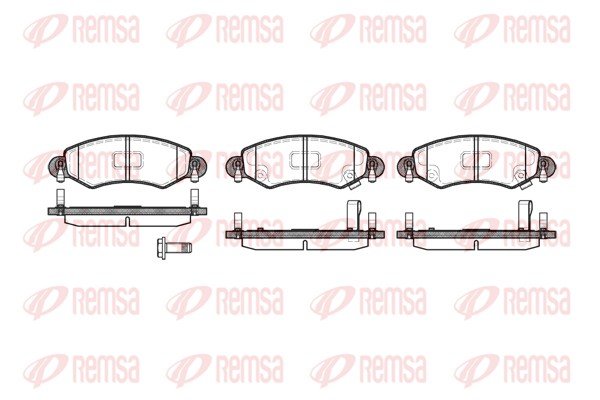 Brake Pad Set, disc brake (0702.12)