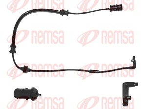 Warning Contact, brake pad wear (001030)