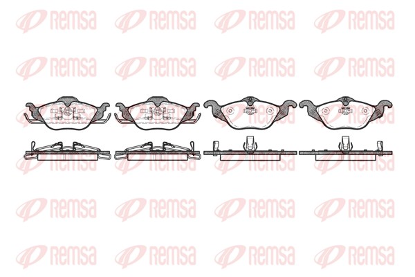 Brake Pad Set, disc brake (0684.02)