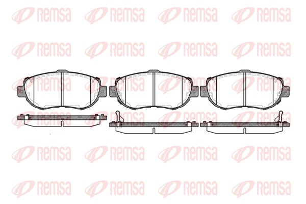 Brake Pad Set, disc brake (0456.02)