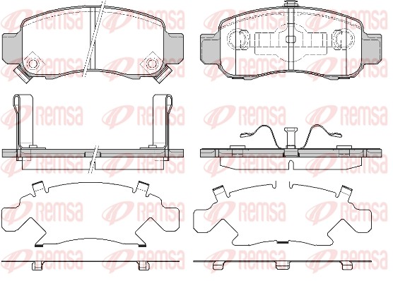 Brake Pad Set, disc brake (0816.12)
