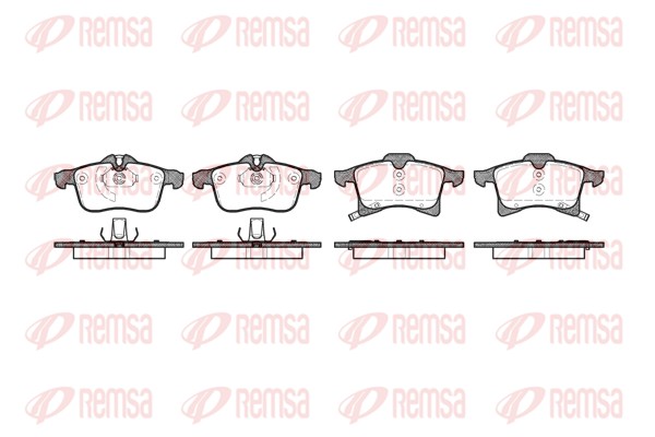 Brake Pad Set, disc brake (1036.02)