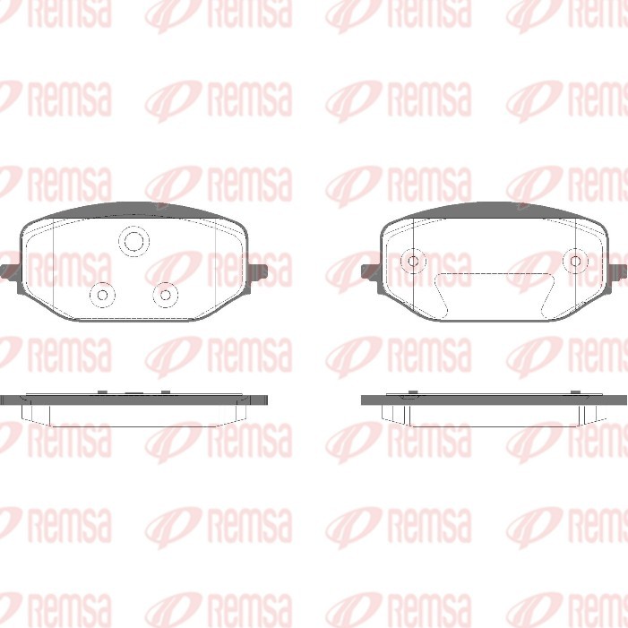 Brake Pad Set, disc brake (1988.00)