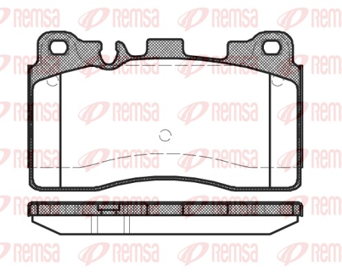 Brake Pad Set, disc brake (1454.00)
