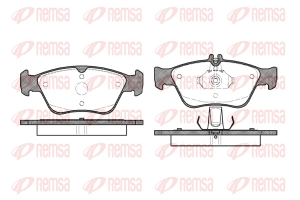 Brake Pad Set, disc brake (0586.00)