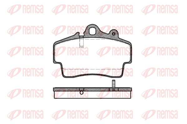 Brake Pad Set, disc brake (0653.00)