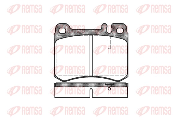 Brake Pad Set, disc brake (0260.00)