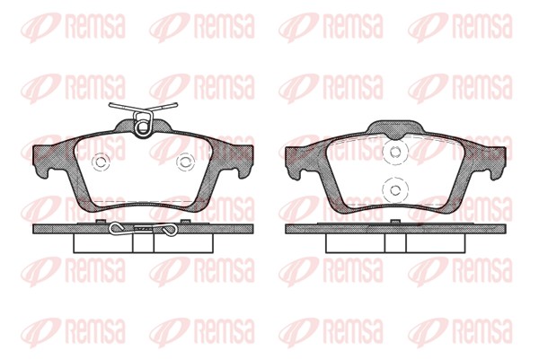 Brake Pad Set, disc brake (0842.30)