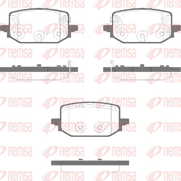 Brake Pad Set, disc brake (1987.02)