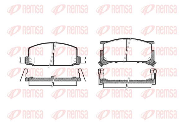 Brake Pad Set, disc brake (0109.34)