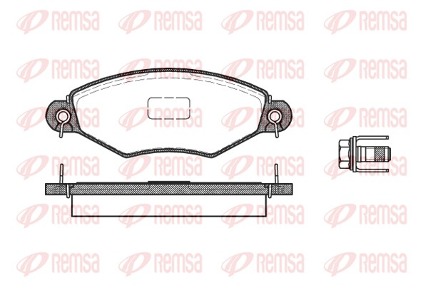 Brake Pad Set, disc brake (0643.10)