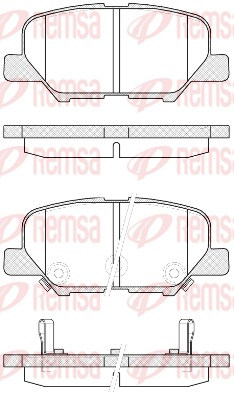 Brake Pad Set, disc brake (1536.02)