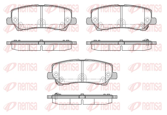 Brake Pad Set, disc brake (1621.22)