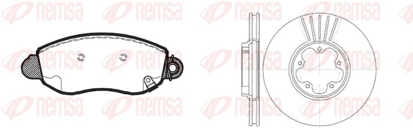 Brake Kit, disc brake (8772.01)