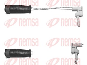 Warning Contact, brake pad wear (001039)