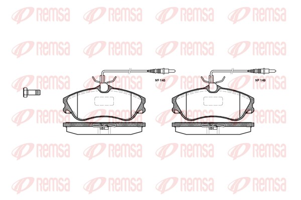 Brake Pad Set, disc brake (0634.04)