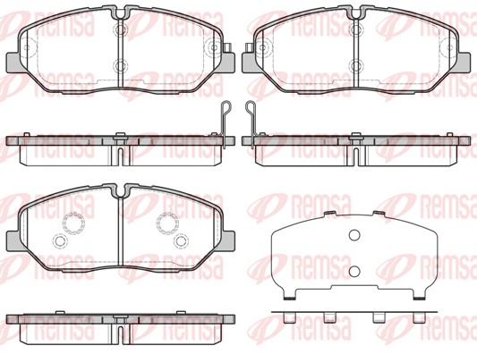Brake Pad Set, disc brake (1226.32)