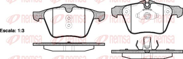 Brake Pad Set, disc brake (1217.00)