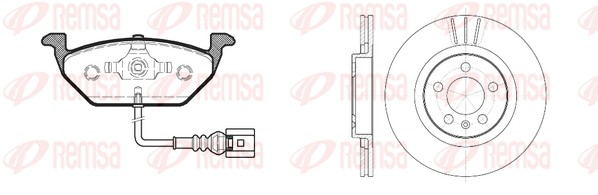 Brake Kit, disc brake (8633.01)
