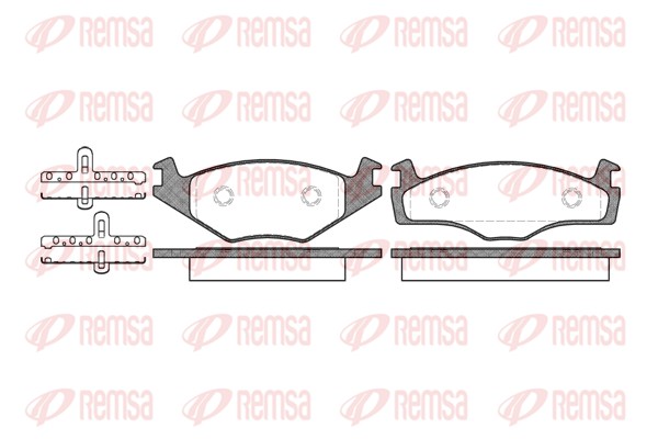 Brake Pad Set, disc brake (0171.05)