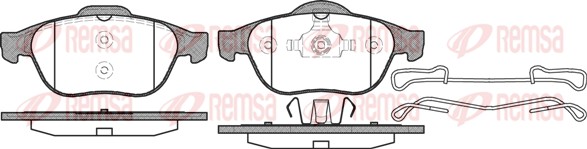 Brake Pad Set, disc brake (0843.10)