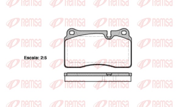 Brake Pad Set, disc brake (1200.10)