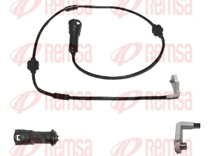 Warning Contact, brake pad wear (001029)