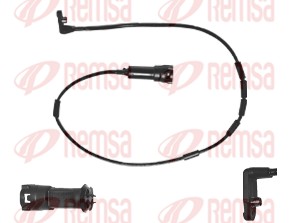 Warning Contact, brake pad wear (001010)