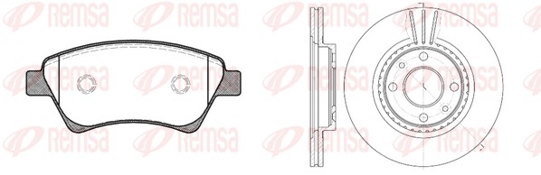 Brake Kit, disc brake (8976.01)