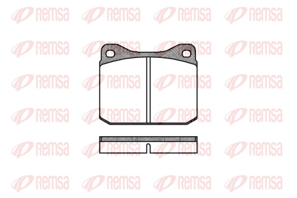 Brake Pad Set, disc brake (0010.00)