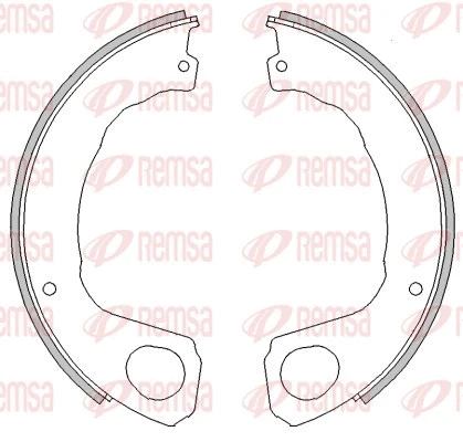 Brake Shoe, parking brake (4453.00)