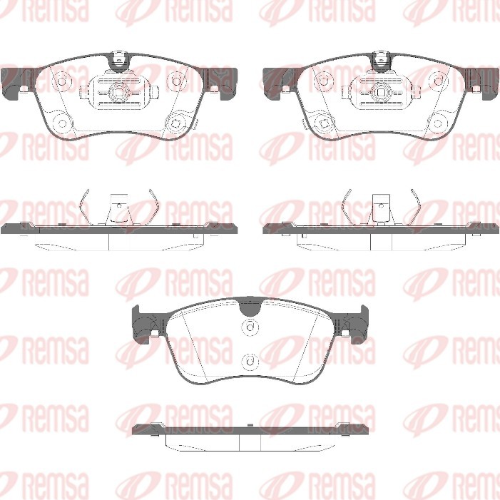 Brake Pad Set, disc brake (1986.02)