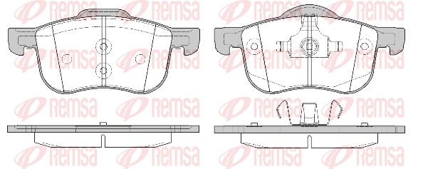Brake Pad Set, disc brake (0713.10)