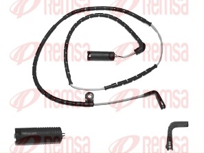 Warning Contact, brake pad wear (001086)