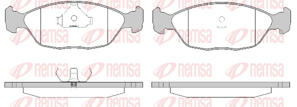 Brake Pad Set, disc brake (0644.00)