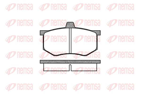 Brake Pad Set, disc brake (0043.00)
