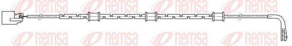 Warning Contact, brake pad wear (001188)