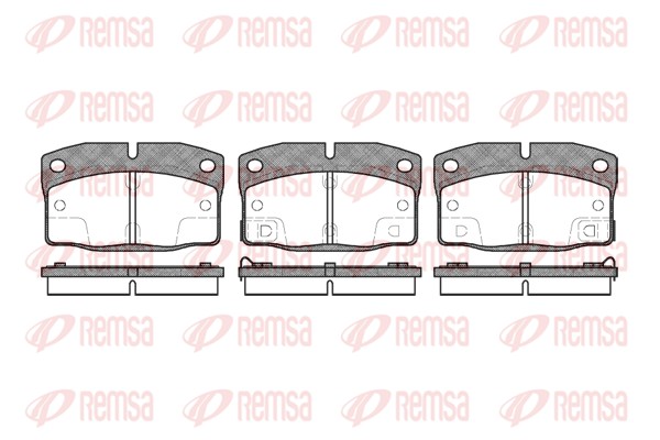Brake Pad Set, disc brake (0298.02)
