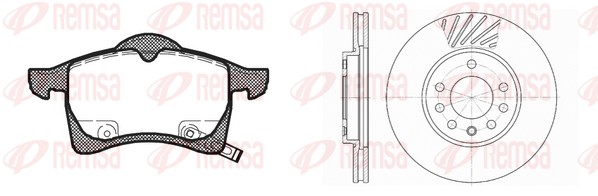 Brake Kit, disc brake (8683.00)