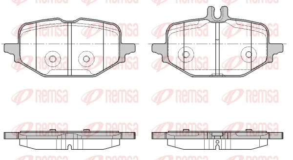 Brake Pad Set, disc brake (1972.10)