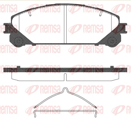 Brake Pad Set, disc brake (1312.00)