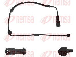 Warning Contact, brake pad wear (001037)