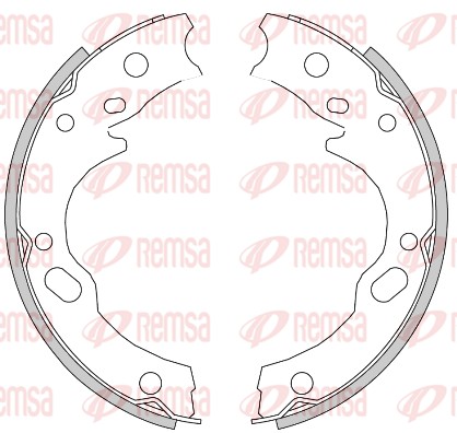 Brake Shoe, parking brake (4277.00)
