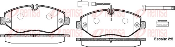 Brake Pad Set, disc brake (1245.02)