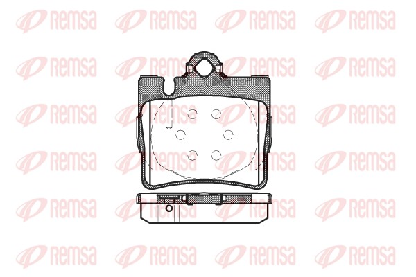 Brake Pad Set, disc brake (0770.00)