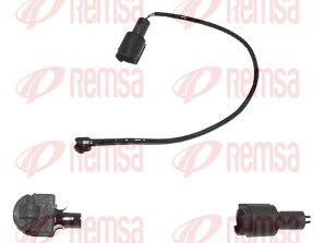 Warning Contact, brake pad wear (001020)