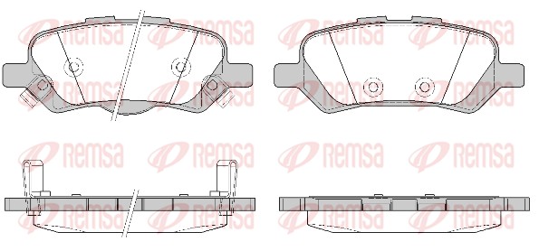 Brake Pad Set, disc brake (1359.02)