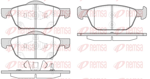 Brake Pad Set, disc brake (1552.02)