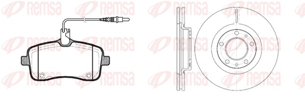 Brake Kit, disc brake (81102.00)