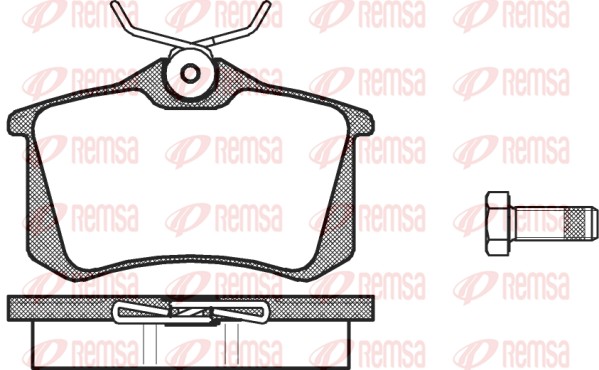 Brake Pad Set, disc brake (0263.00)